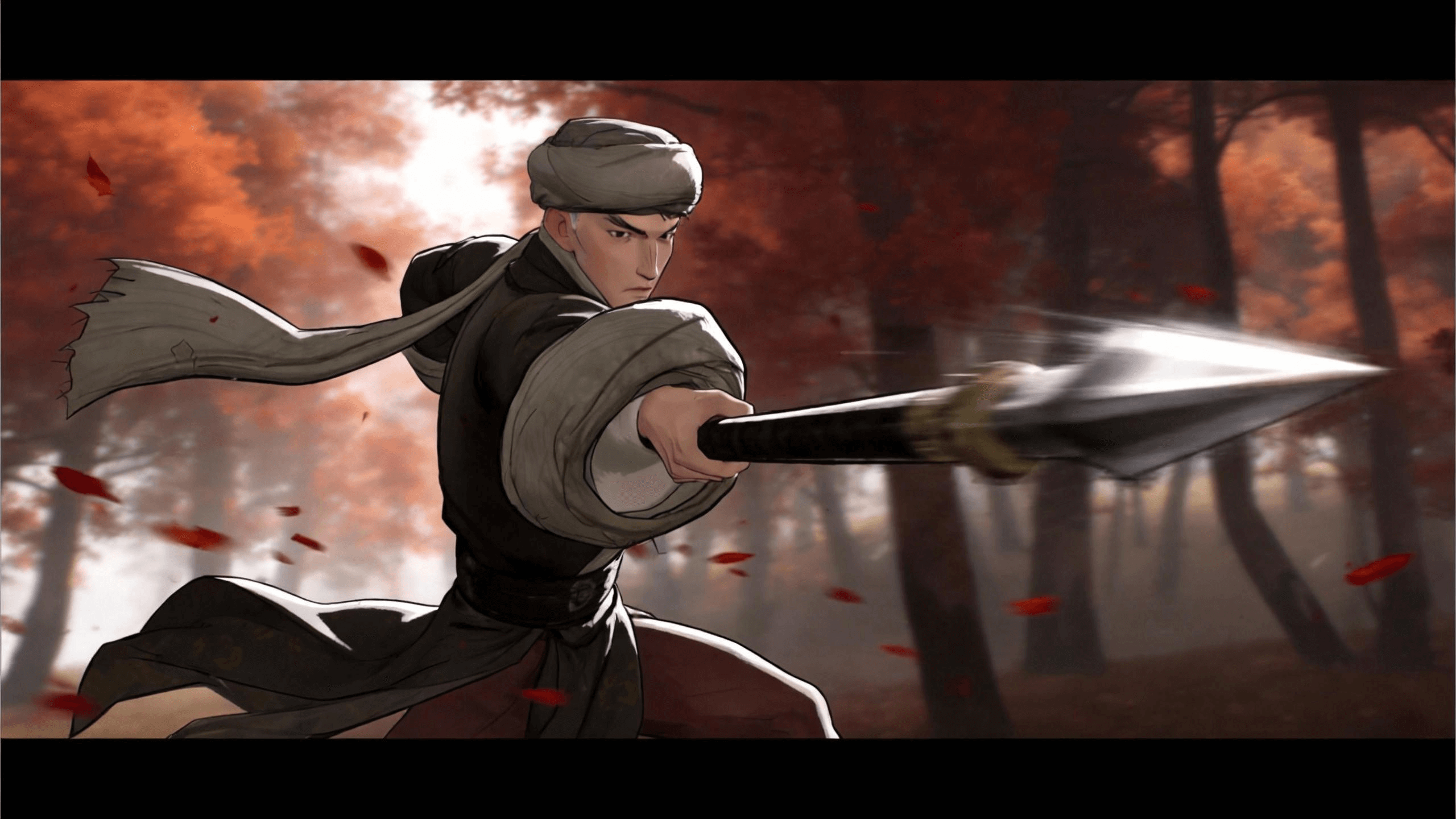 Spear warrior front