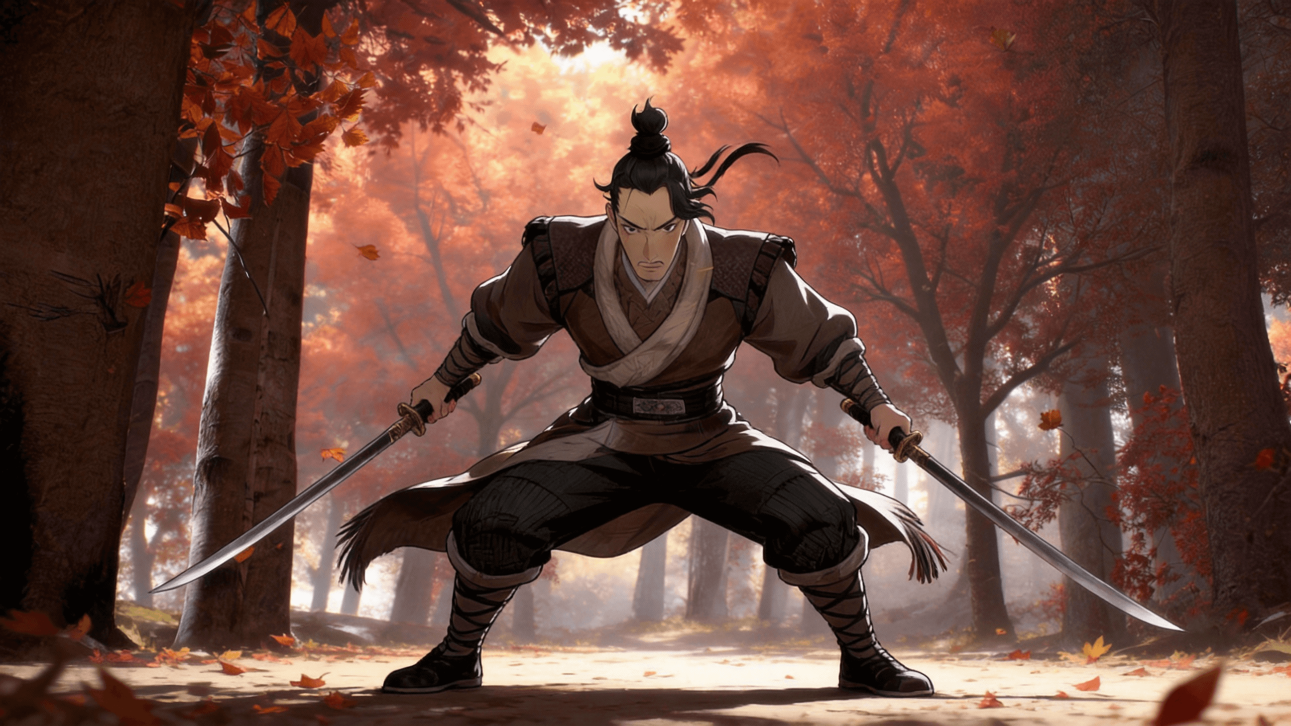 Dual-blade fighter back
